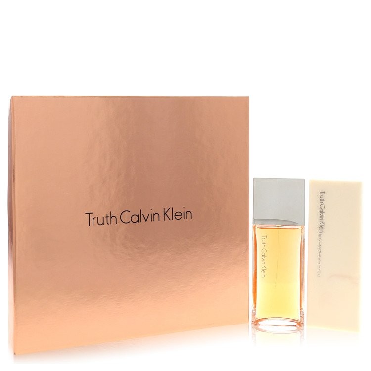 Truth By Calvin Klein Gift Set (50ml Eau De Parfum Spray + 100ml Body Lotion) Womens Perfume