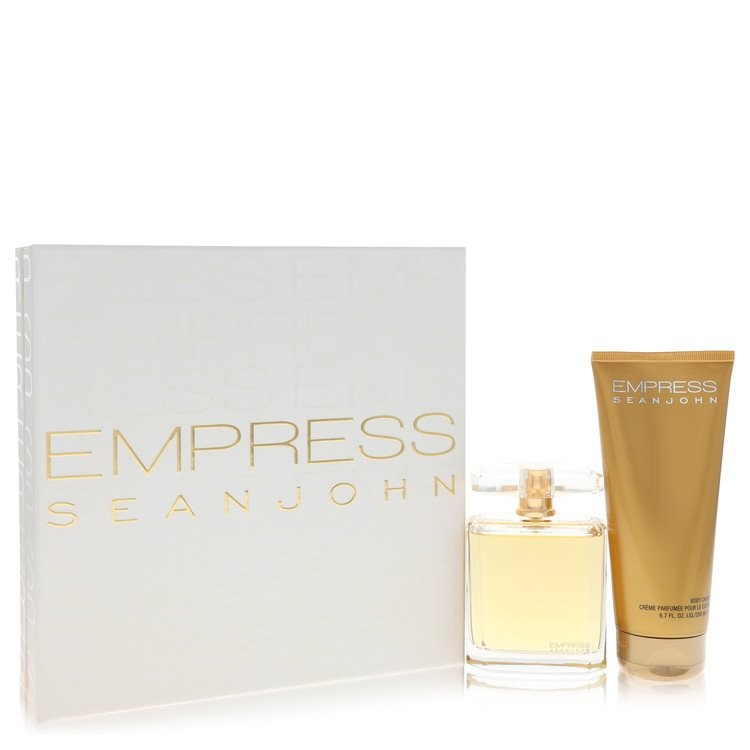Empress By Sean John Gift Set (100ml Eau De Parfum Spray + 200ml Body Cream) Womens Perfume