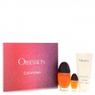 Obsession By Calvin Klein Gift Set (100ml Eau De Parfum Spray + 200ml Body Lotion + 15ml Mini EDP Spray) Womens Perfume