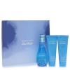 Cool Water Woman By Davidoff Gift Set (100ml Eau De Toilette Spray + 75ml Body Lotion + 75ml Shower Gel) Womens Perfume